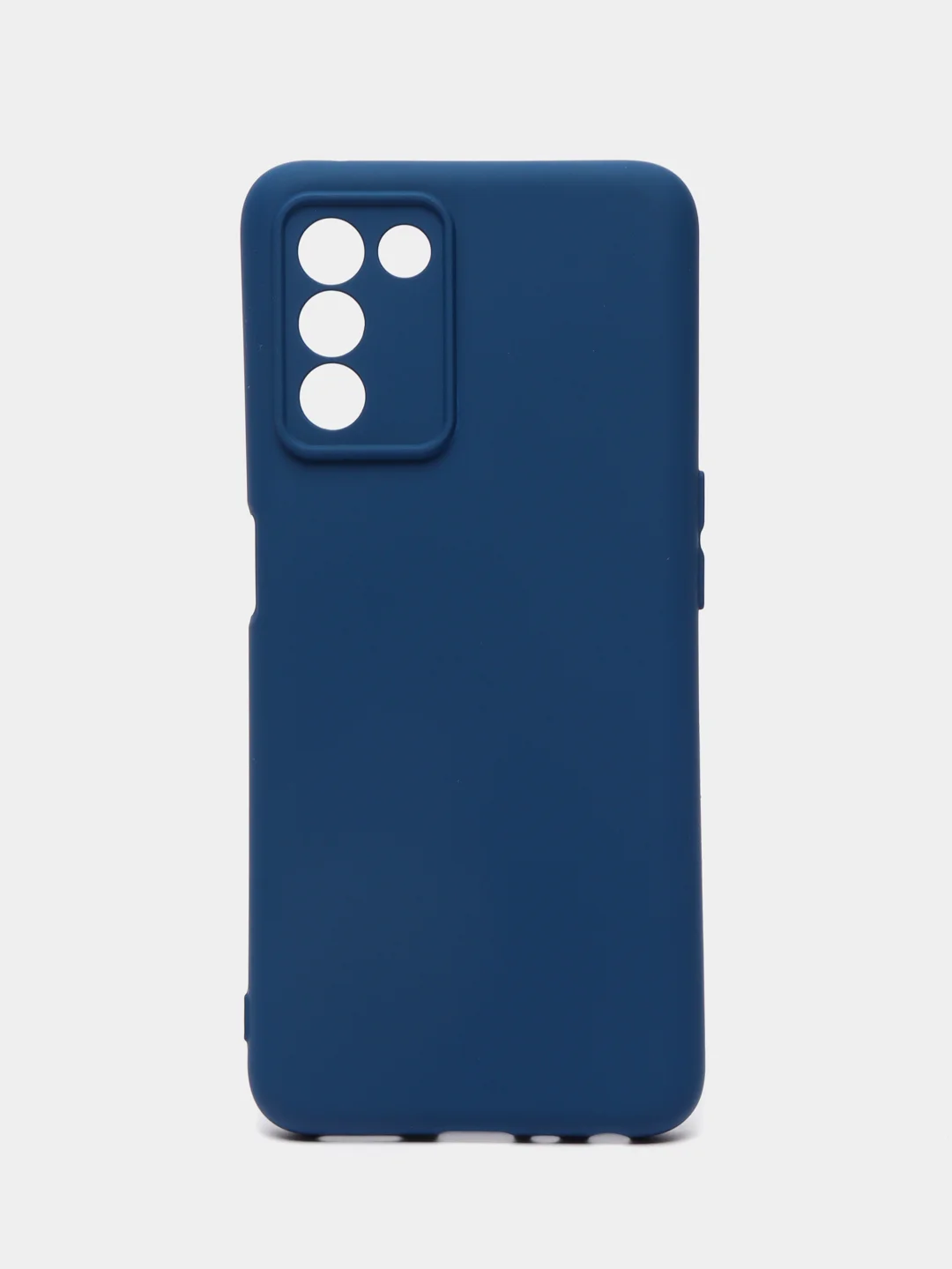 Синий чехол силиконовый для Realme Q3s / Реалми Q3s Silicone Cover