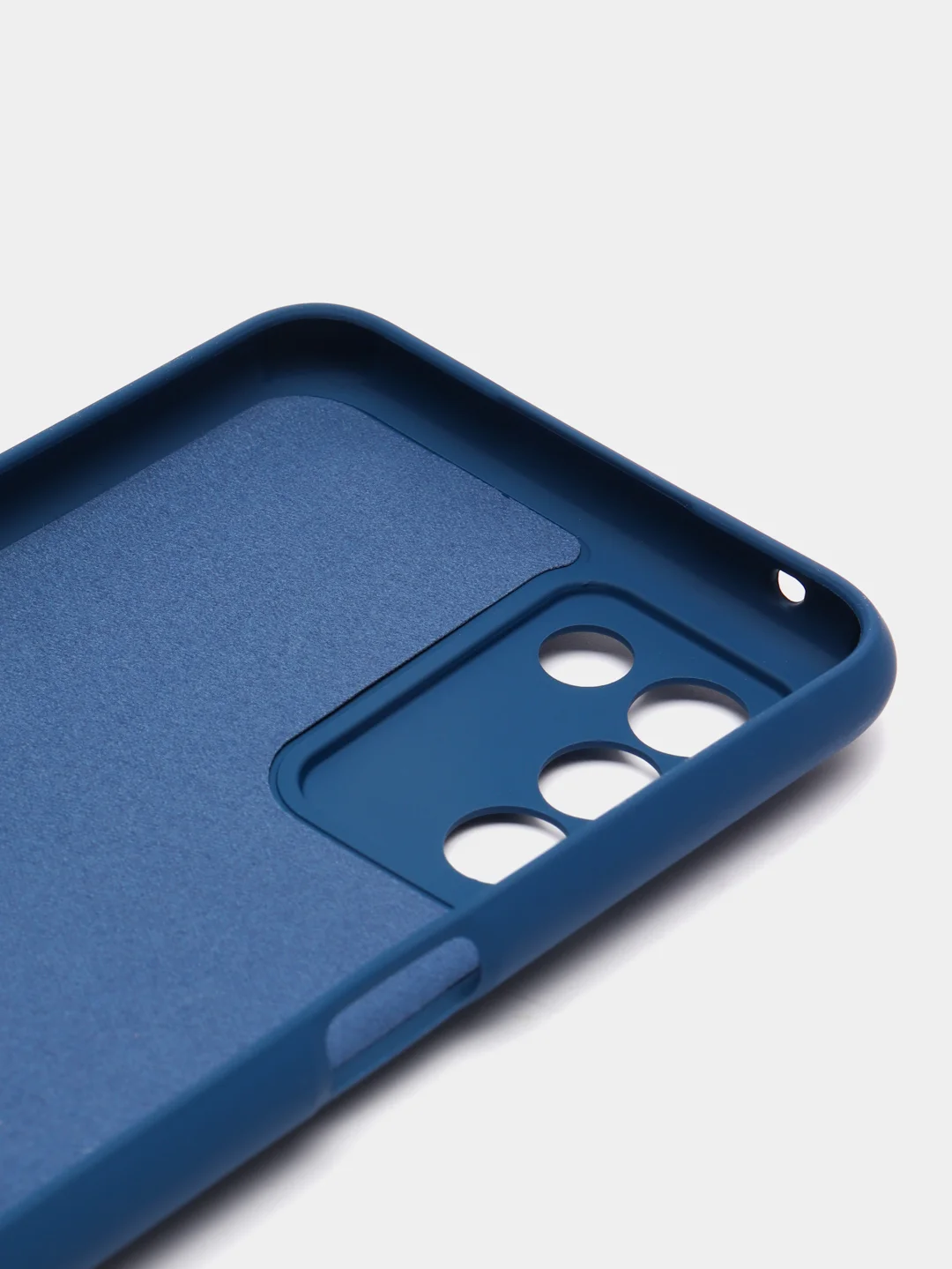 Синий чехол силиконовый для Realme Q3s / Реалми Q3s Silicone Cover