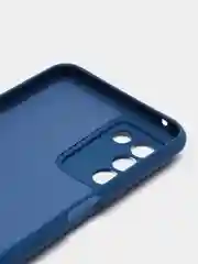 Синий чехол силиконовый для Realme Q3s / Реалми Q3s Silicone Cover