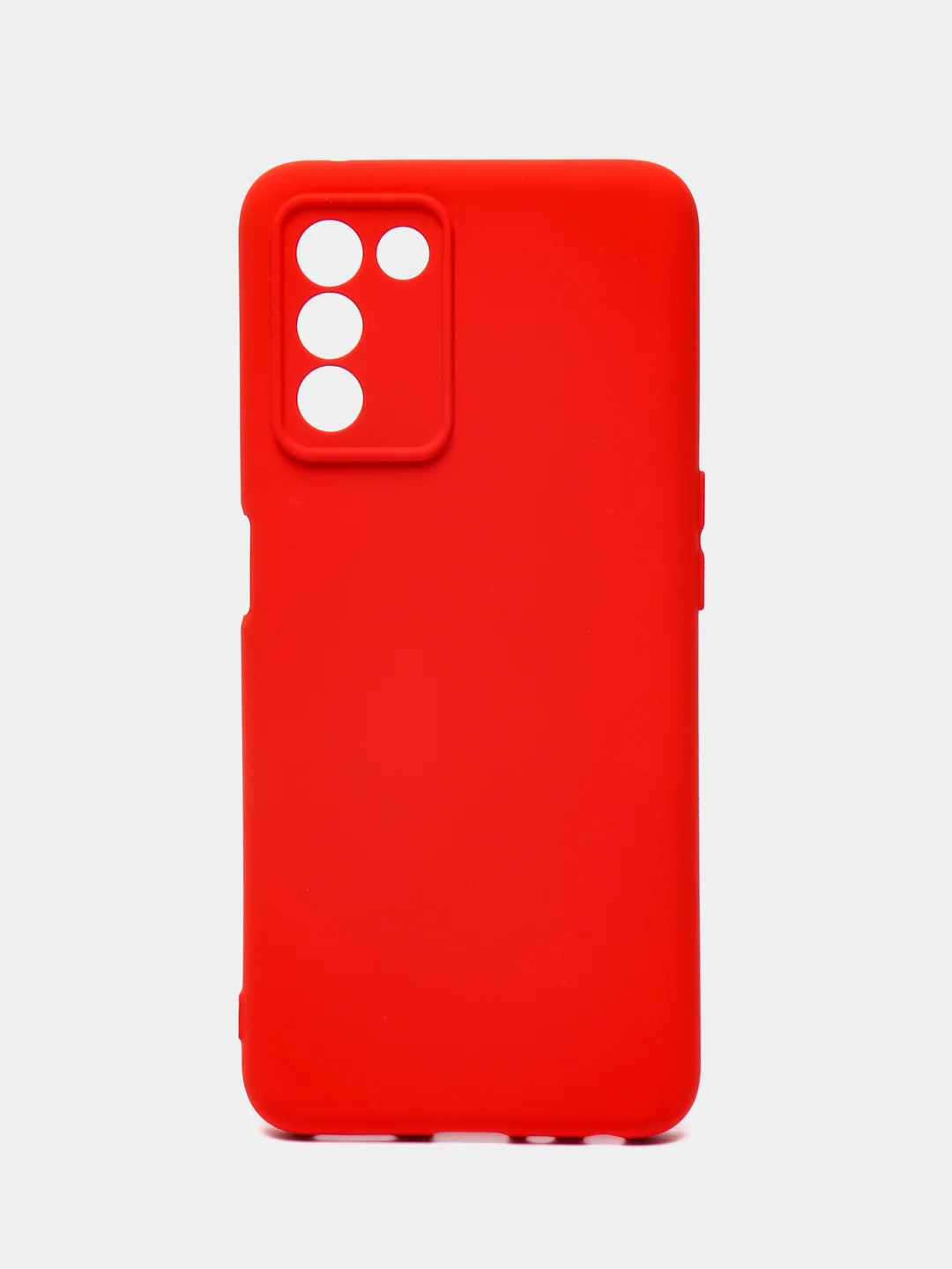 Красный чехол силиконовый для Realme Q3s / Реалми Q3s Silicone Cover