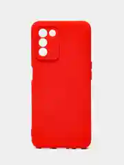 Красный чехол силиконовый для Realme Q3s / Реалми Q3s Silicone Cover
