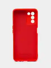 Красный чехол силиконовый для Realme Q3s / Реалми Q3s Silicone Cover