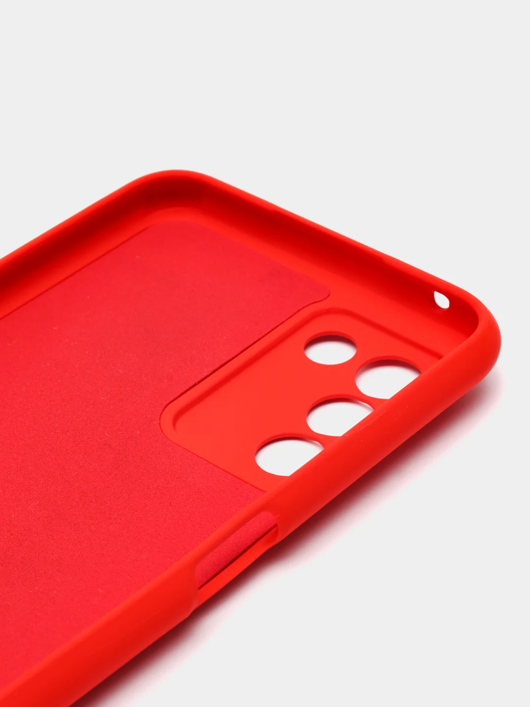 Красный чехол силиконовый для Realme Q3s / Реалми Q3s Silicone Cover