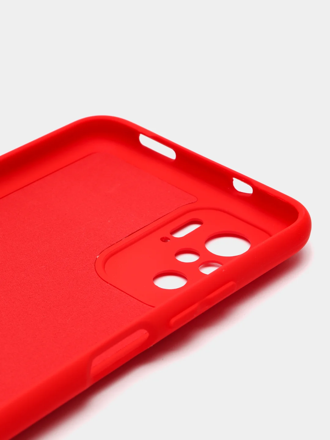 Алый чехол Xiaomi Redmi Note 10 / Redmi Note 10S / Poco M5s, Сяоми Редми Нот 10, силиконовый