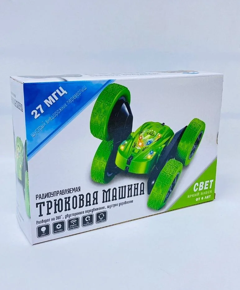 Красный радиоуправляемая "ТРЮКОВАЯ МАШИНА разворот 360", шустрое управление