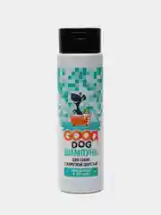 Шампунь для собак с короткой шерстью, увлажнение и питание GOOD DOG, 250 мл