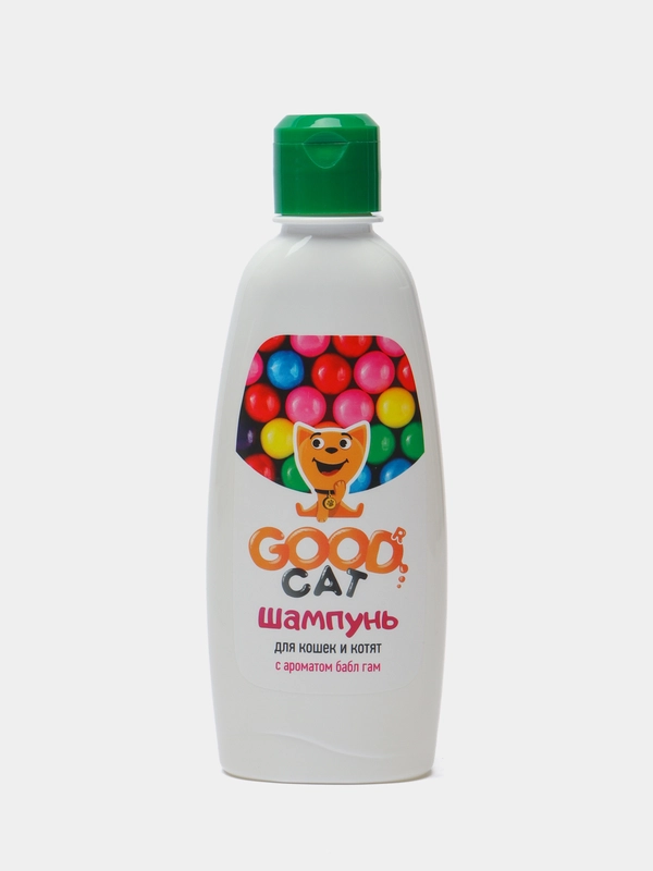 Шампунь для кошек и котят GOOD CAT, с ароматом бабл гам, 250 мл