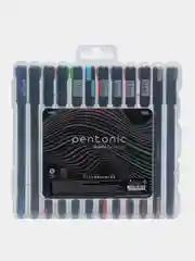 Набор разноцветных гелевых ручек LINC PENTONIC 0,6 мм, 12 штук, 12 цветов