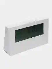 Белый настольные электронные часы с будильником