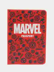 Алый обложка на паспорт "MARVEL"