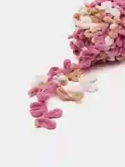 Светло-бежевый пряжа Alize Puffy Fine color 5 штук  петельки маленькие