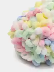 Желтый пряжа Alize Puffy Fine color 5 штук  петельки маленькие