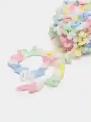 Желтый пряжа Alize Puffy Fine color 5 штук  петельки маленькие