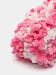 Тёмно-розовый пряжа Alize Puffy Fine color 5 штук  петельки маленькие