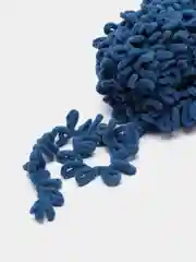 Синий пряжа Alize Puffy Fine 5 штук петельки маленькие