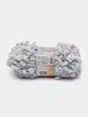 Небесно-голубой пряжа Alize Puffy Fine color 5 штук  петельки маленькие