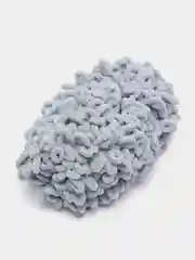 Серый металлик пряжа Alize Puffy Fine 5 штук петельки маленькие
