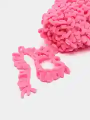 Тёмно-розовый пряжа Alize Puffy Fine 5 штук петельки маленькие