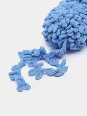 Голубой пряжа Alize Puffy Fine 5 штук петельки маленькие