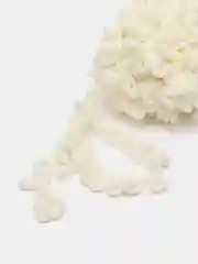 Молочный пряжа Alize Puffy Fine 5 штук петельки маленькие