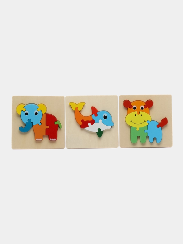 Детская деревянная игрушка головоломка/пазл/мозаика