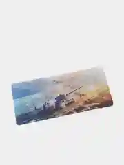 Серый металлик коврик для мыши и клавиатуры, 10 принтов, World of Tanks WOT War Thunder, с танком 70х30