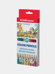 Цветные карандаши шестигранные ErichKrause  24 цвета