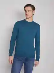 Джемпер мужской Zolla, однотонный, тонкая вязка, круглый вырез
