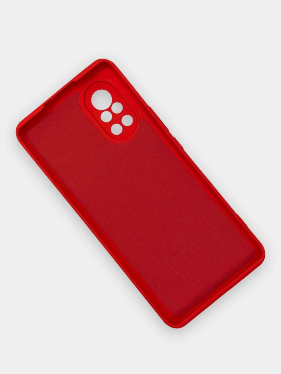 Красный чехол силиконовый для Huawei Nova 8 (Хуавей Нова 8), Silicone Cover