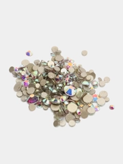 Стразы стекло микс SS4 - SS20 холодной фиксации Crystal AB, 500 штук