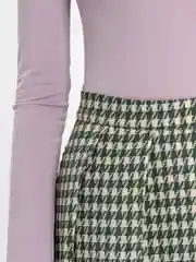 Зеленый юбка миди