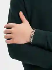 Серебряный браслет мужской "Дракон", винтажный подарок парню, мужчине