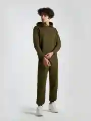 Зелёный хаки спортивный костюм мужской, женский, унисекс, без начеса, летний, демисезон
