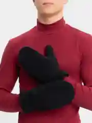 Угольный варежки мужские утепленные, флис
