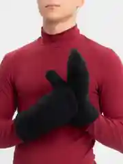 Угольный варежки мужские утепленные, флис