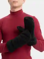 Угольный варежки мужские утепленные, флис