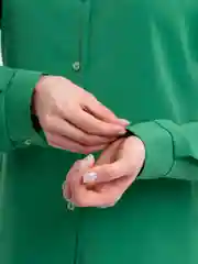 Зеленый рубашка женская "Сьюзи"