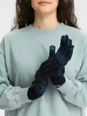 Черный перчатки рабочие ПВХ, садовые, рабочие, хозяйственные