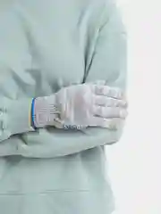 Серый перчатки рабочие ПВХ, садовые, рабочие, хозяйственные
