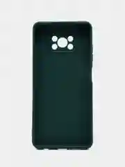 Зеленый силиконовый чехол для Xiaomi Poco X3 NFC / X3 Pro, с защитой камеры