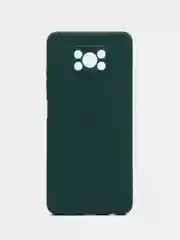 Зеленый силиконовый чехол для Xiaomi Poco X3 NFC / X3 Pro, с защитой камеры