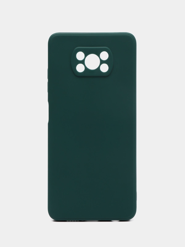 Силиконовый чехол для Xiaomi Poco X3 NFC / X3 Pro, с защитой камеры