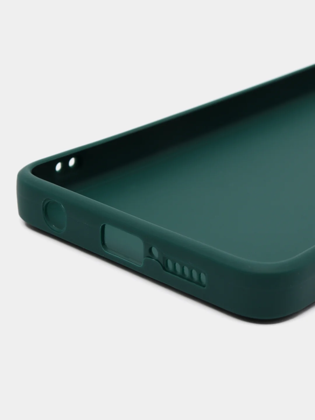 Зеленый силиконовый чехол для Xiaomi Poco X3 NFC / X3 Pro, с защитой камеры