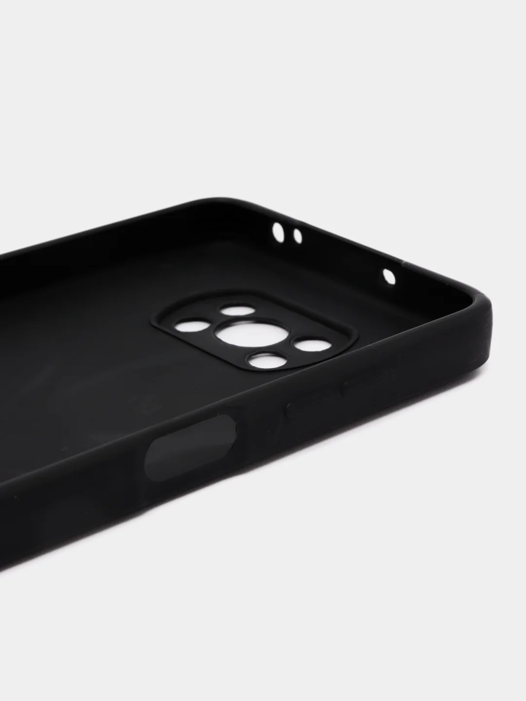 Черный силиконовый чехол для Xiaomi Poco X3 NFC / X3 Pro, с защитой камеры