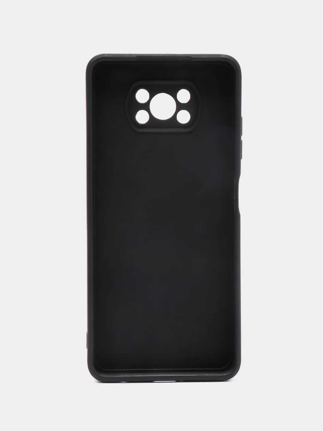 Черный силиконовый чехол для Xiaomi Poco X3 NFC / X3 Pro, с защитой камеры