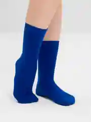 Индиго хлопковые носки, однотонные, яркие, высокие, унисекс