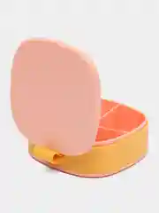 Желтый дорожный контейнер для хранения лекарств, таблетница