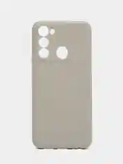 Серый чехол Tecno Spark GO 2022, Tecno Spark 8C силиконовый, цветной, матовый