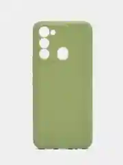 Лесной зеленый чехол Tecno Spark GO 2022, Tecno Spark 8C силиконовый, цветной, матовый