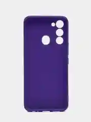 Фиолетовый чехол Tecno Spark GO 2022, Tecno Spark 8C силиконовый, цветной, матовый